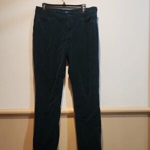 NYDJ Deep Teal Corduroy Trousers